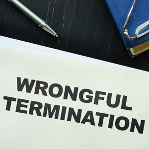 An informative graphic illustrating wrongful termination - Levian Law